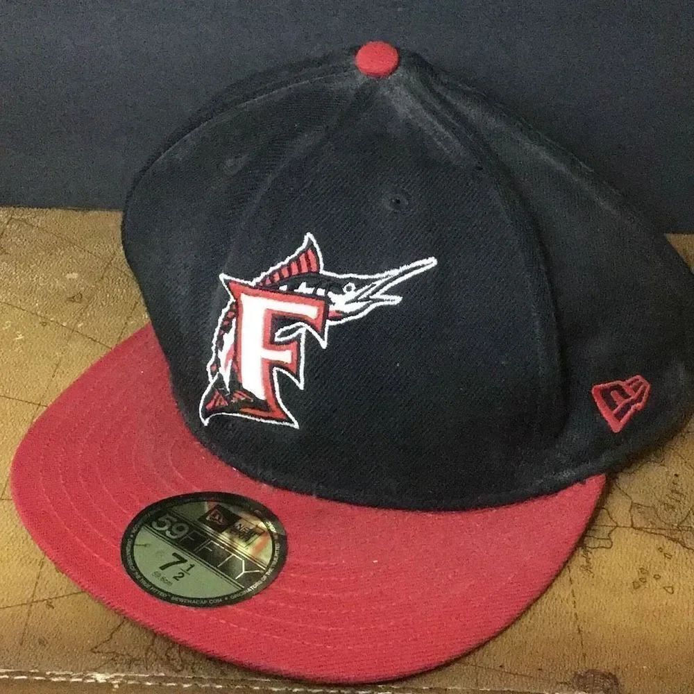 New old stock, Florida marlins baseball hat by 59fifty